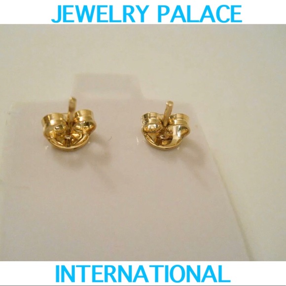 14K Gold Filled Three Tone Ladybug Stud Earrings. - Picture 8 of 8